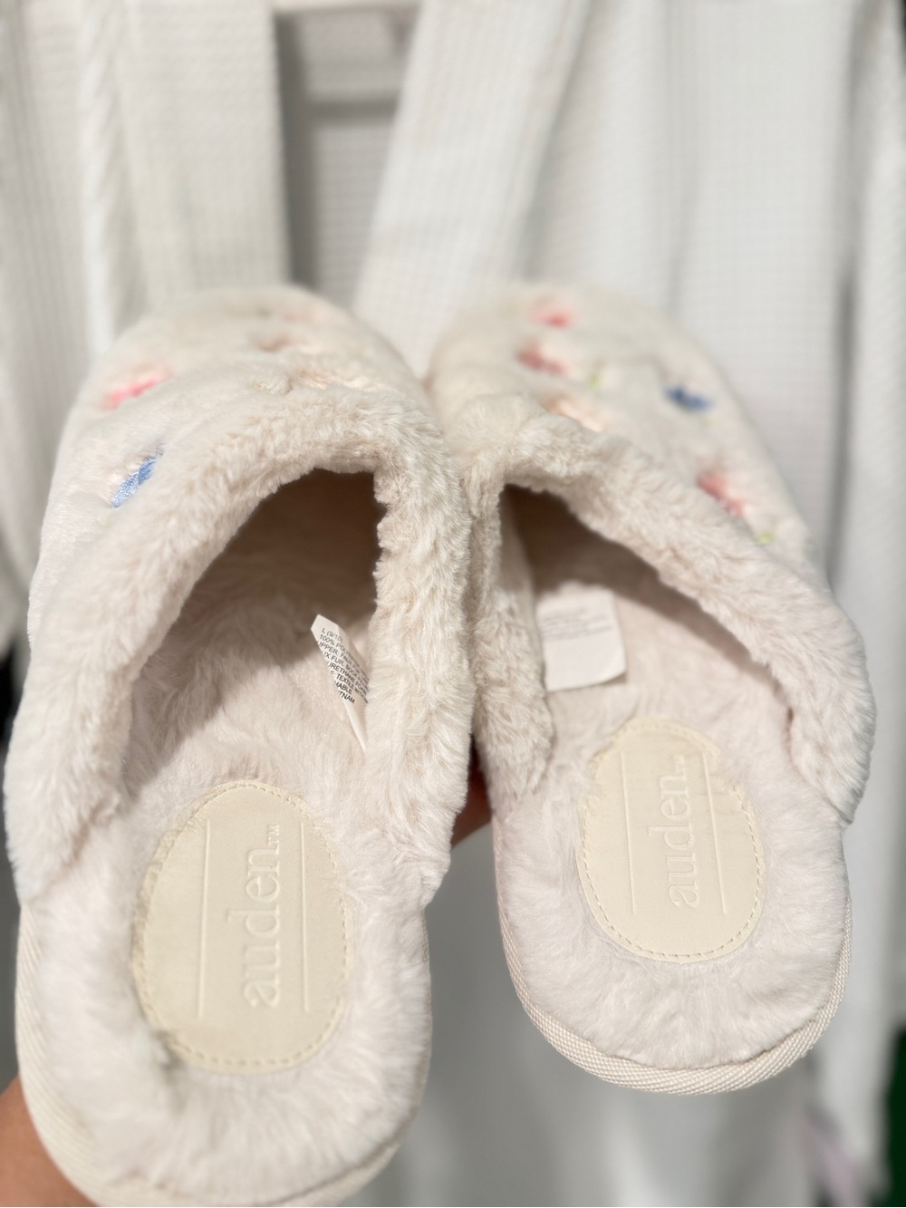 White Waffle Robe + sleeper - Picture 7 of 13
